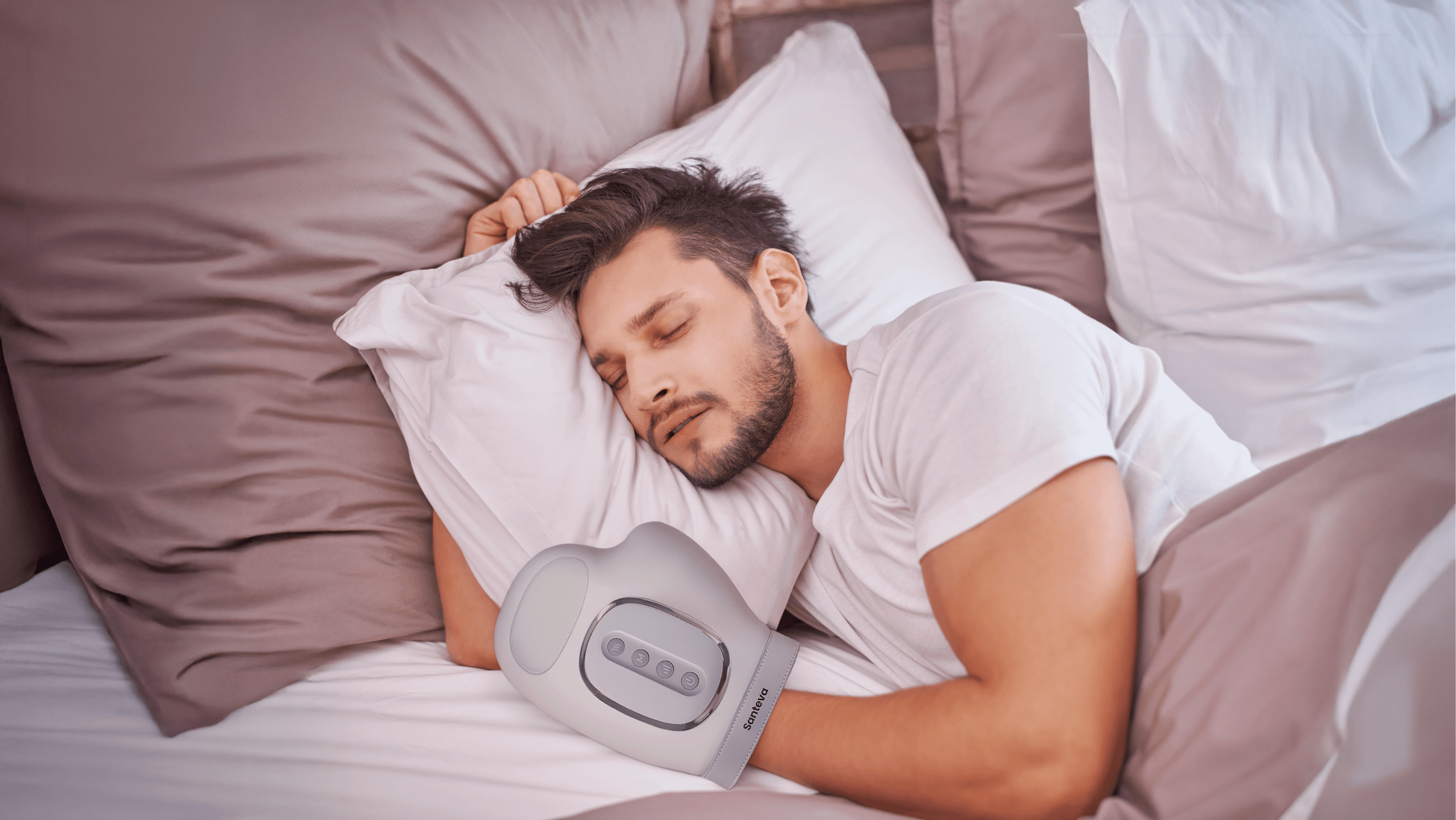 Santeva hand massager for better sleep and evening relaxation
